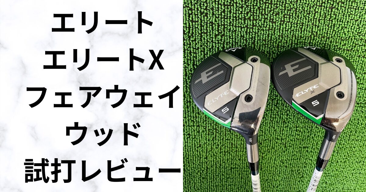 飛距離・やさしさは本物？キャロウェイ ELYTE＆ELYTE X FW試打