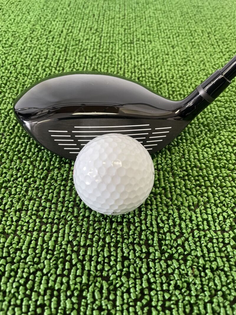 RMX DDフェアウェイウッドのフェース面とボール