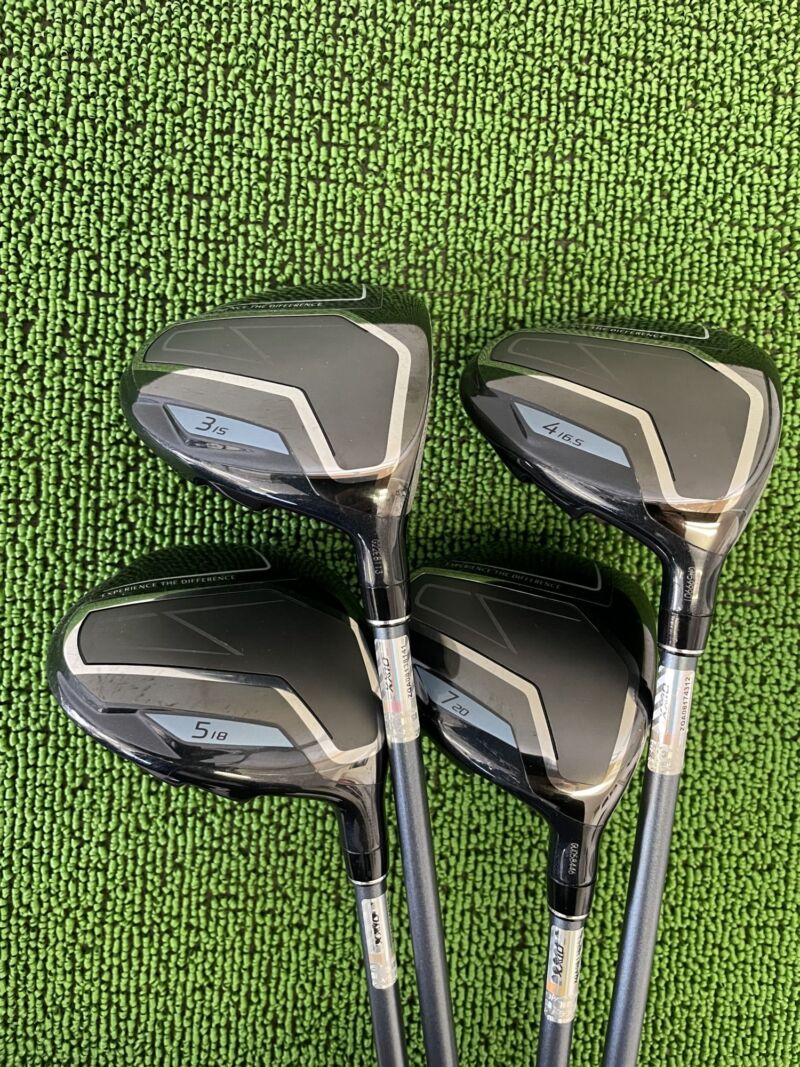 ゼクシオフェアウェイウッド3番、4番、5番、7番のソール部分