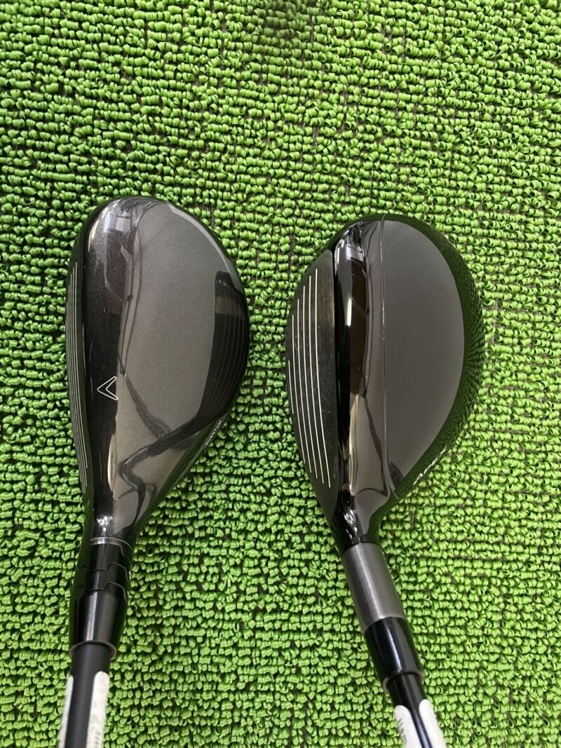 左 QUANTUM MAX 右 APEX UW のクラウン部分