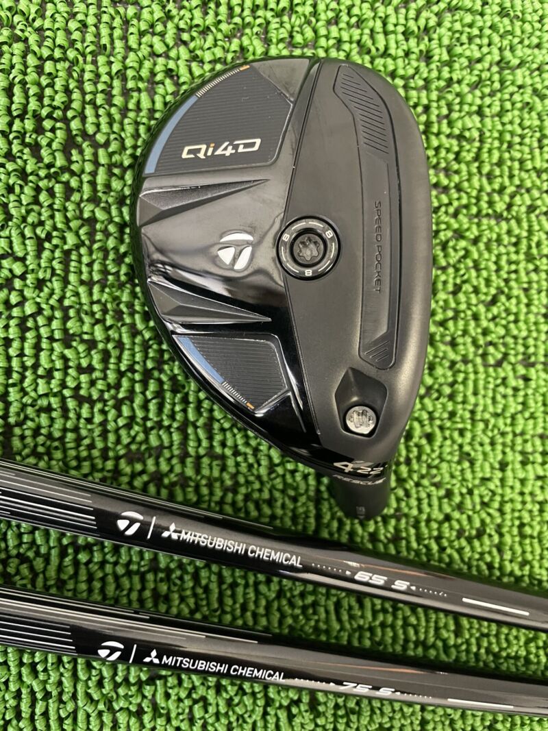 Qi4Dレスキューヘッドのソール部分と純正シャフト