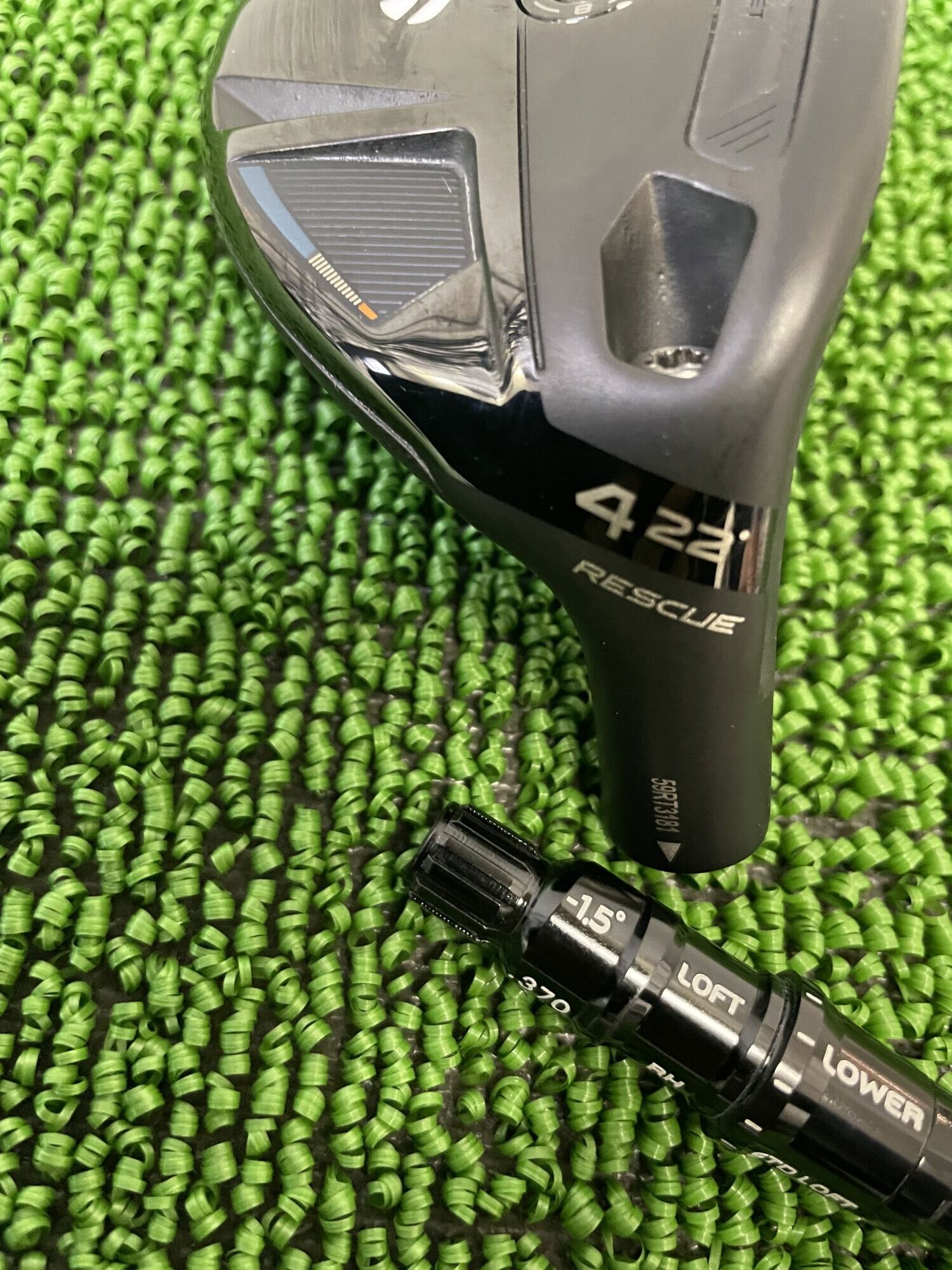 Qi4Dレスキューヘッドのソールヒール部分とシャフトスリーブ