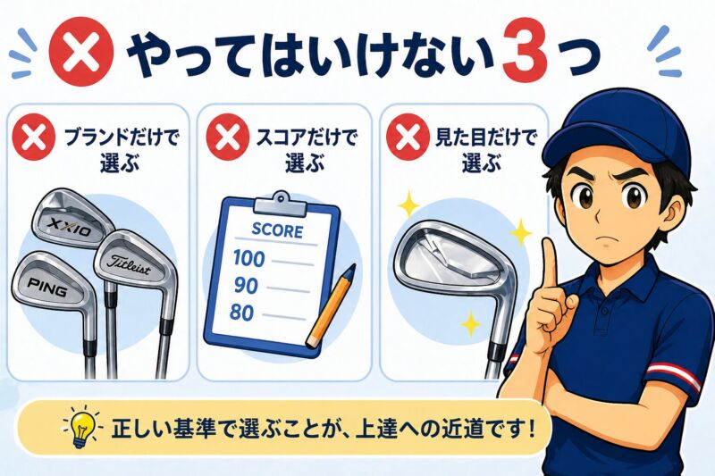 やってはいけない３つのこと