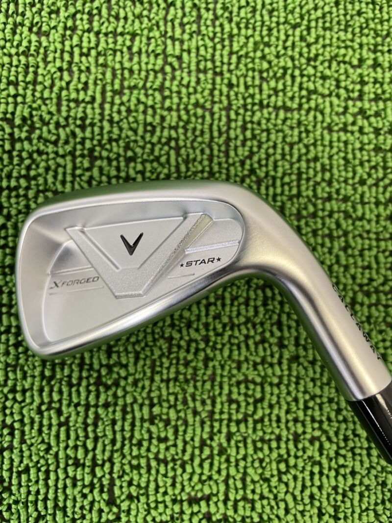  Xフォージドスターアイアンヘッドのバックフェース