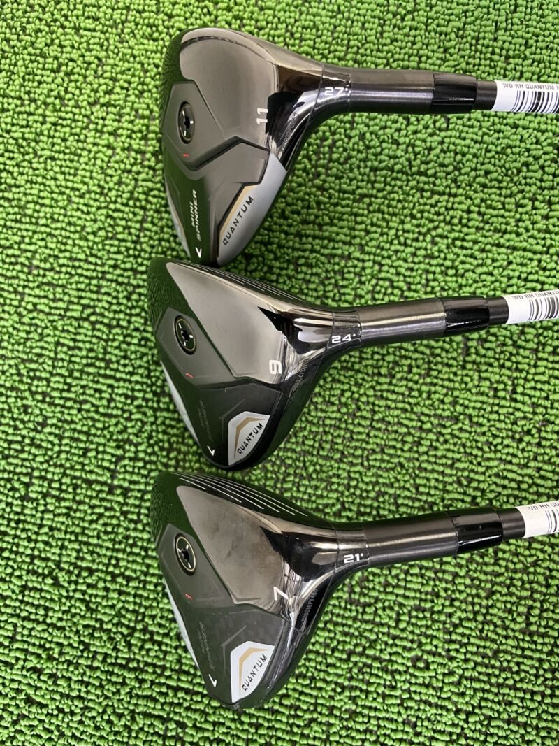 クアンタムミニスピナーフェアウェイウッドのソールヒール側部分