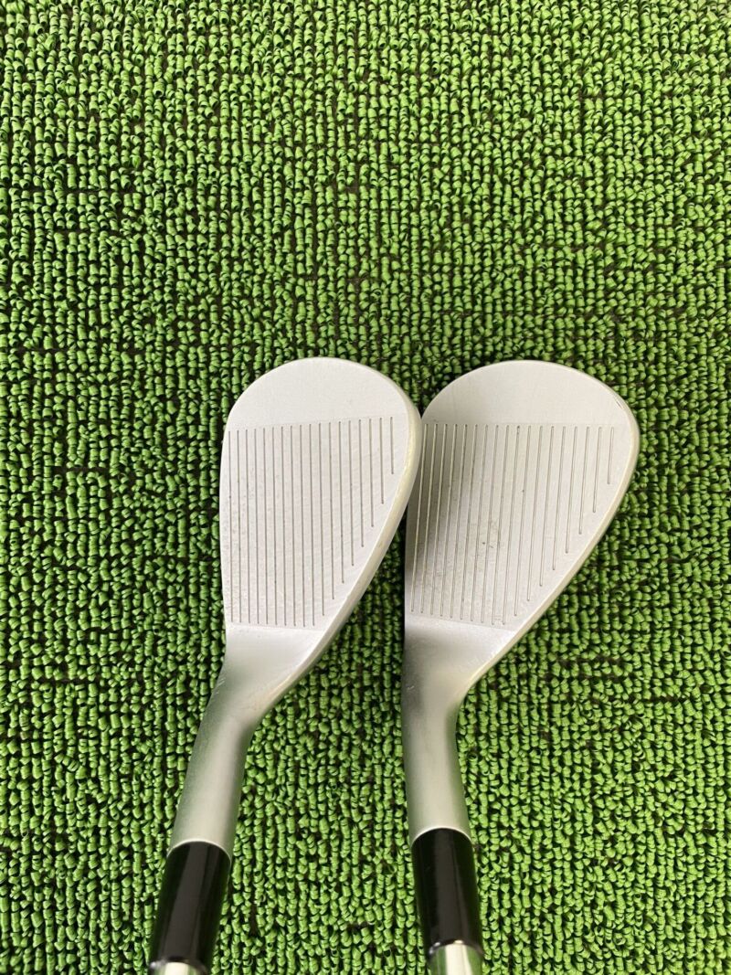 左 DW125G 右 DW123 ウェッジのフェース面