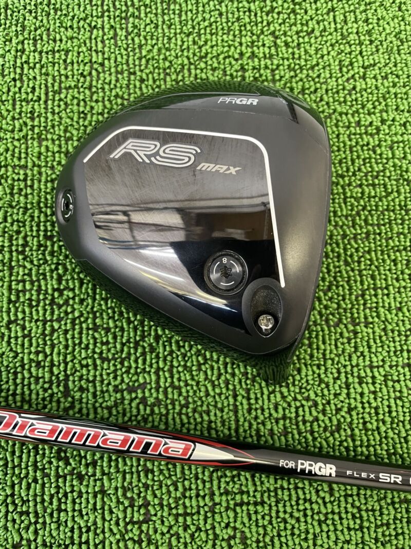 RS MAX DUOドライバーヘッドのソール部分と純正シャフト